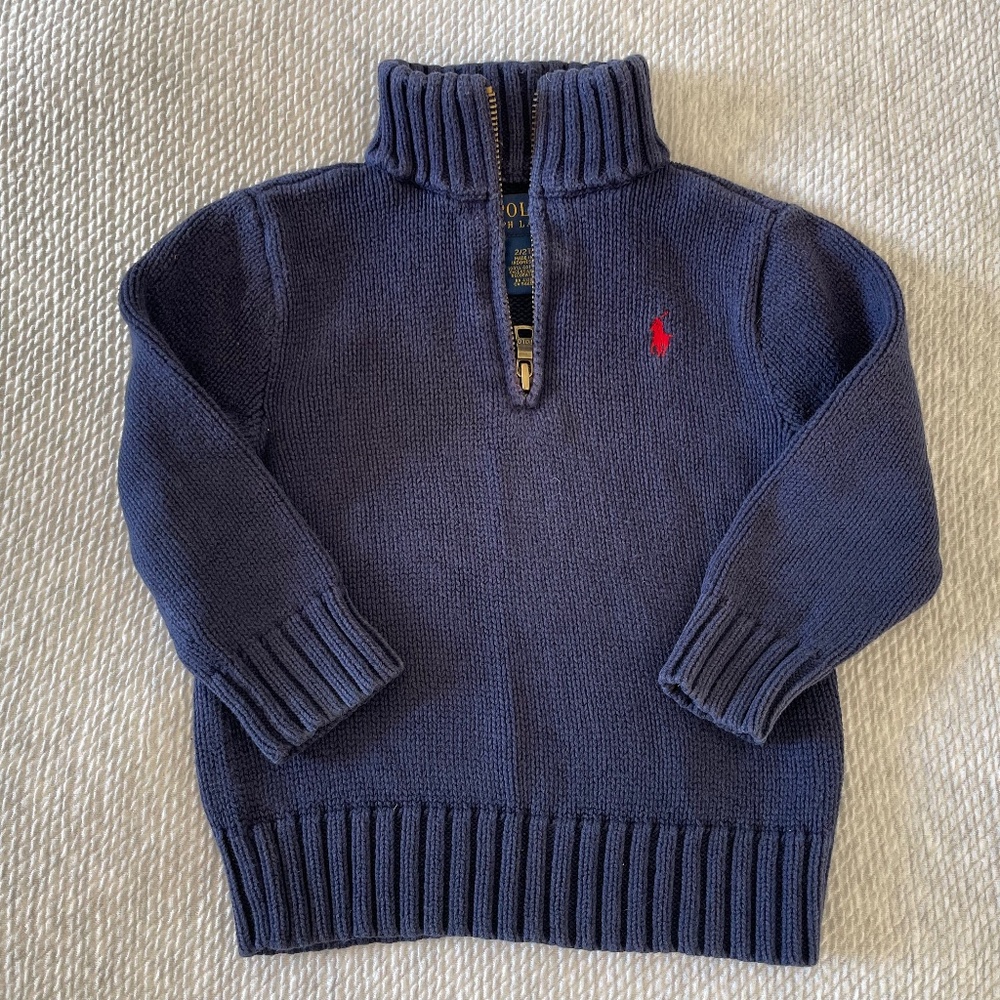 Ralph Lauren quarter zip sweater